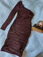 Shein Dunkelbraunes Einärmliges Bodycon Kleid Düsseldorf - Stadtmitte Vorschau