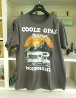 T-Shirt Größe L  "Coole Opa's fahren Wohnmobil" Olivgrün Nordrhein-Westfalen - Löhne Vorschau