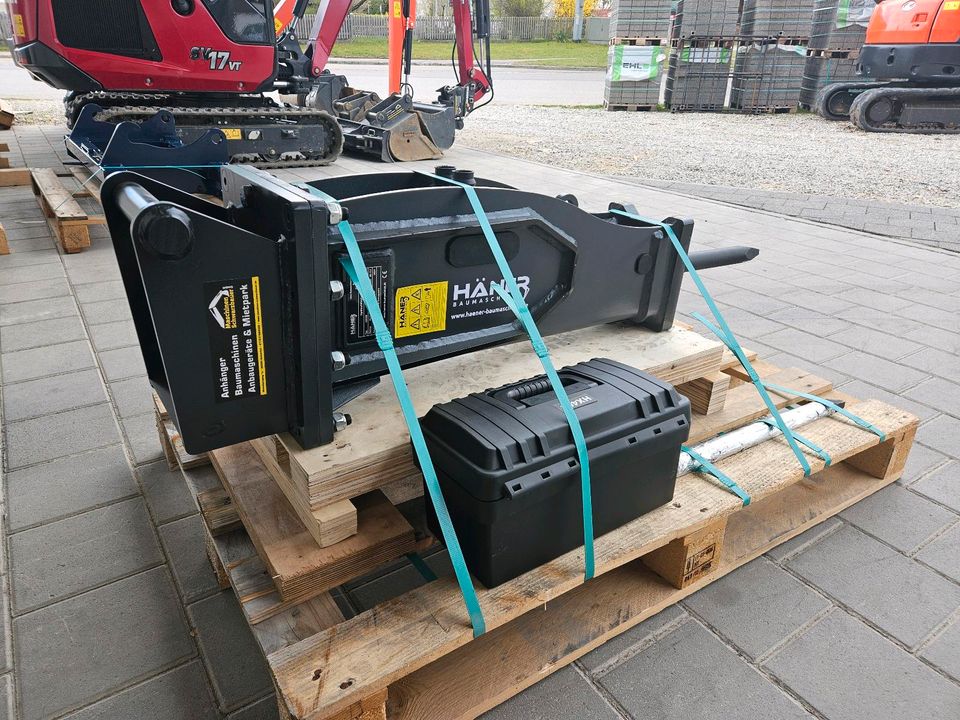 ✅Lager✅ Hydraulikhammer Minibagger 1-2,5t, Häner HX 400 SET in Brunnen