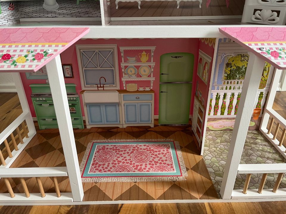 KidKraft Sweet Savannah Puppenhaus aus Holz mit Möbeln Zubehör in Kassel