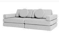 SHAPPY Spielsofa Ultra Plush Light Grey - Velours hellgrau NEU Bayern - Bamberg Vorschau