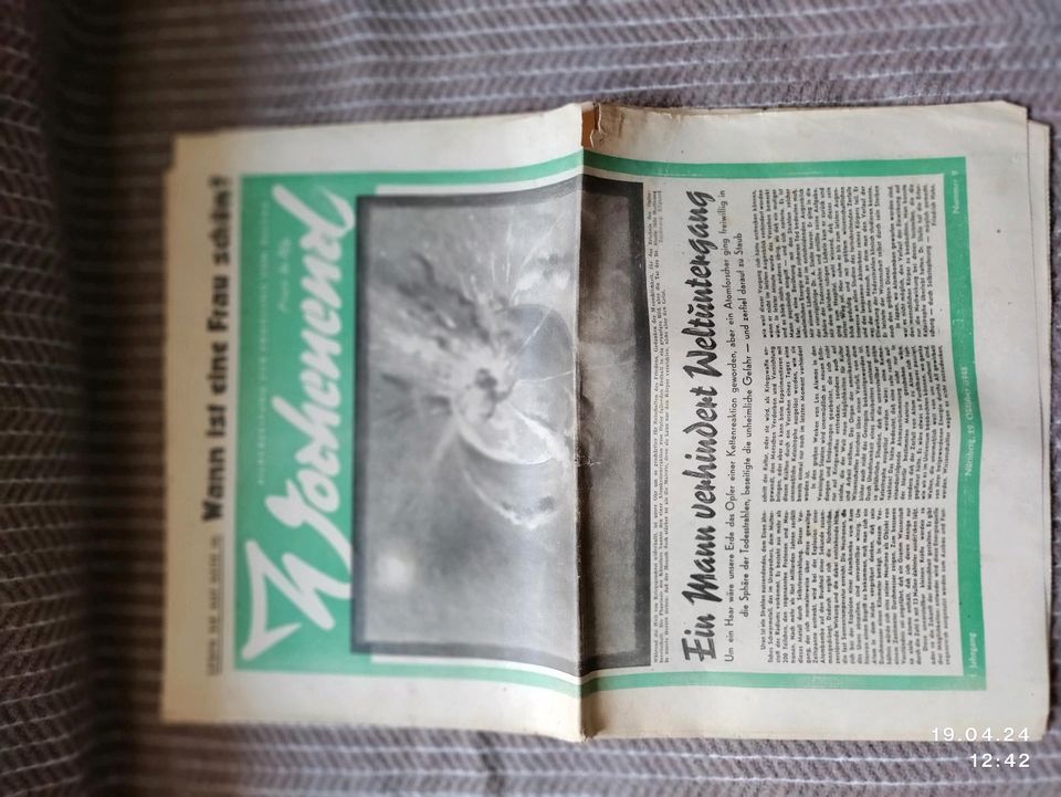 Alte Zeitschrift von 1948 in Oppenweiler