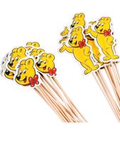 24 Haribo Goldbär Picker von Zenker Neu Muffindeko Caketopper Sachsen - Wilkau-Haßlau Vorschau