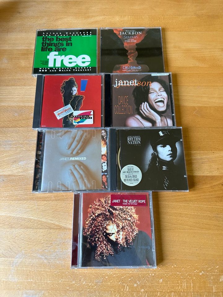 Janet Jackson CD Sammlung 7 x in Bielefeld