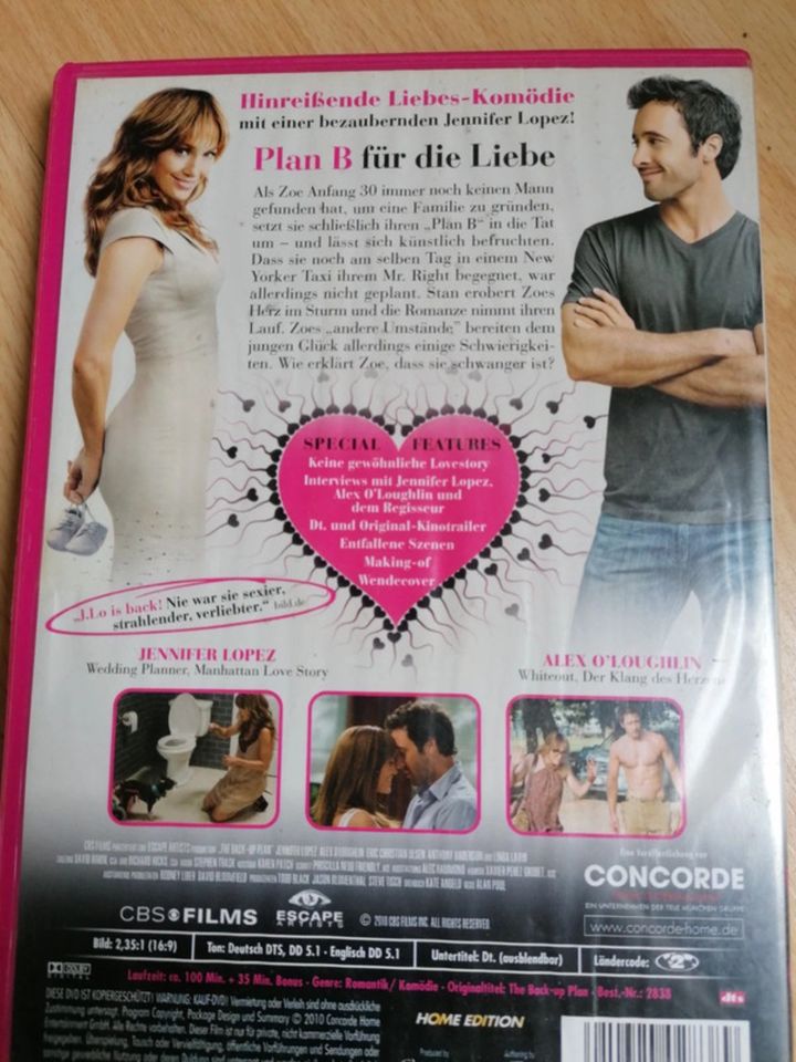 Plan B für die Liebe mit Jennifer Lopez & Alex O'Loughlin DVD * in Grevenbroich