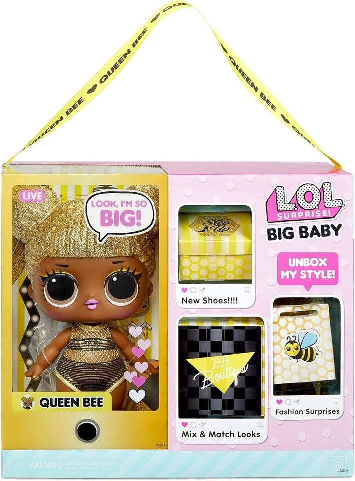 LOL Surprise Big Baby Queen BEE 28cm Babypuppe Spielset Spielpupp in Essen