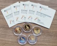 5 x 20 Euro Gold Heimische Vögel 2017 Pirol A F D G J Mecklenburg-Vorpommern - Ducherow Vorschau