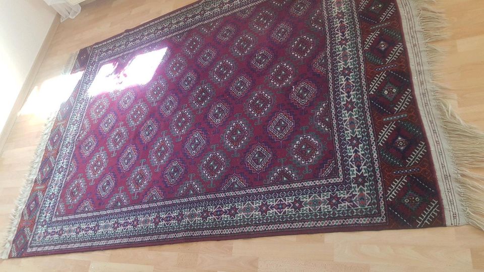 Teppich Persien Jamud handgeknüpft Schurwolle Iran Orient Perser in Dresden