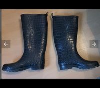 Regenstiefel 37 schwarz krokodil optik Gummistiefel für Garten Wuppertal - Elberfeld Vorschau