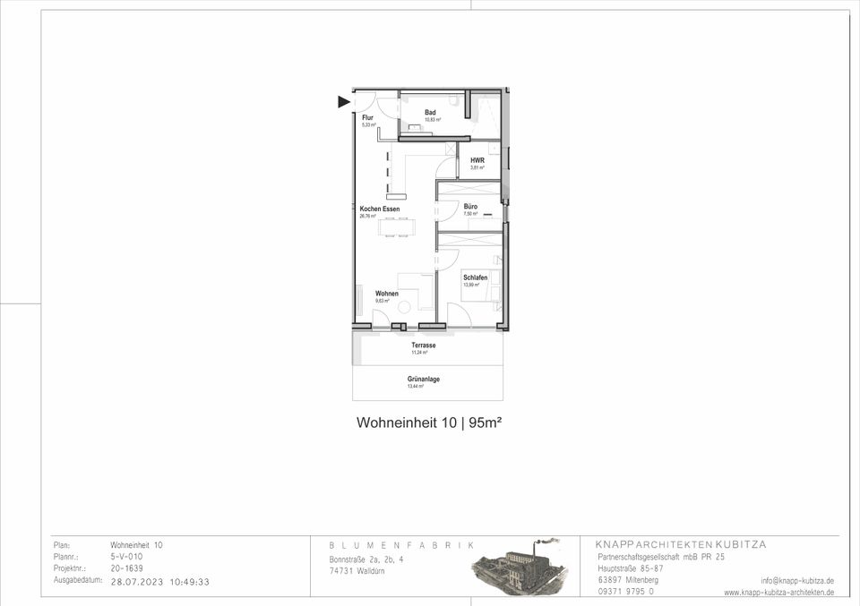 ETW barrierefrei, Terrasse, zentral, provisionsfrei, neu! in Walldürn