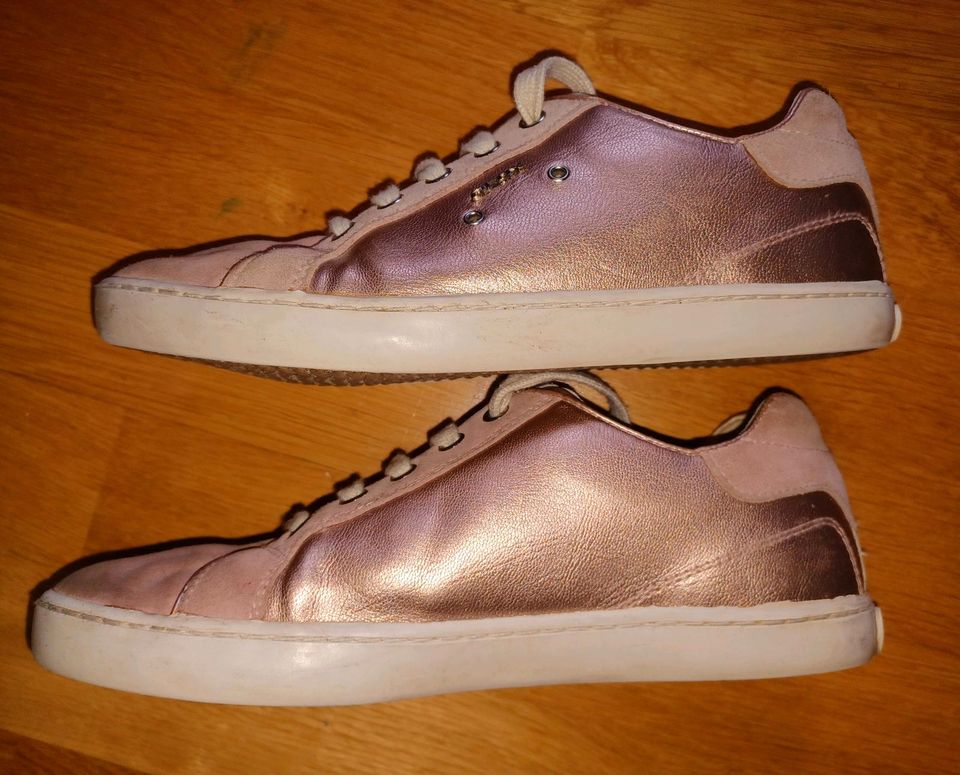 Leder ☆ GEOX ☆ rosè Gold ☆ Gr 36 Sneaker in Engen