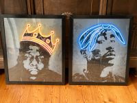 Tupac & Biggie Wandbilder Bilder 65x55 cm Rap Hip Hop Niedersachsen - Neustadt am Rübenberge Vorschau