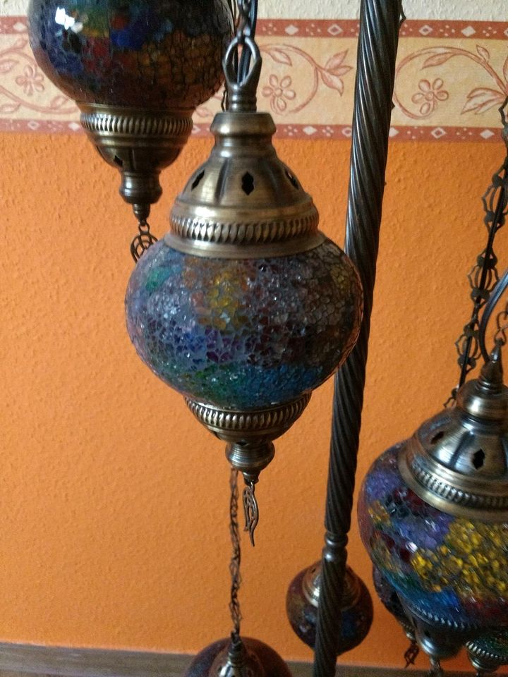 Orientalische Lampe 7 flammig in Putzkau