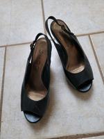 High heels/Pumps/Plateau-Sandalen, echtes Leder, Gr. 35 Leipzig - Altlindenau Vorschau