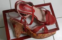 Plateau Sandalen Leder Korkabsatz neu Gr. 36 hoher,VK Bonn - Duisdorf Vorschau