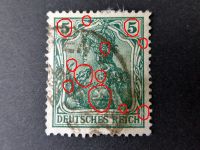 Briefmarke Deutsches Reich 5 Pfennig - Germania - Plattenfehler Baden-Württemberg - Oberstenfeld Vorschau