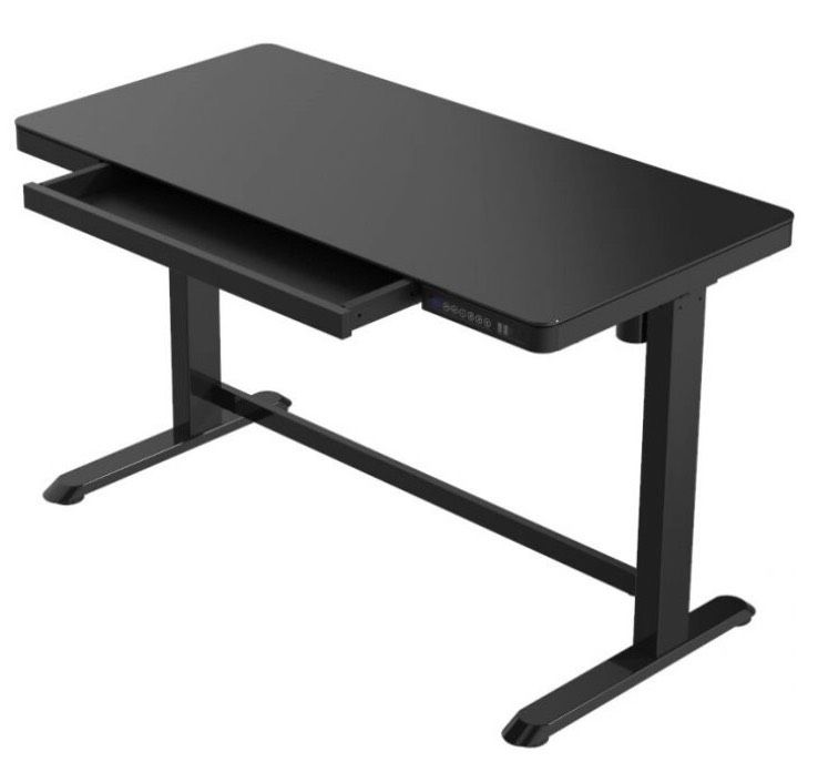 Schreibtisch Flexispot höhenverstellbar 70-120cm top USB schwarz in Aachen