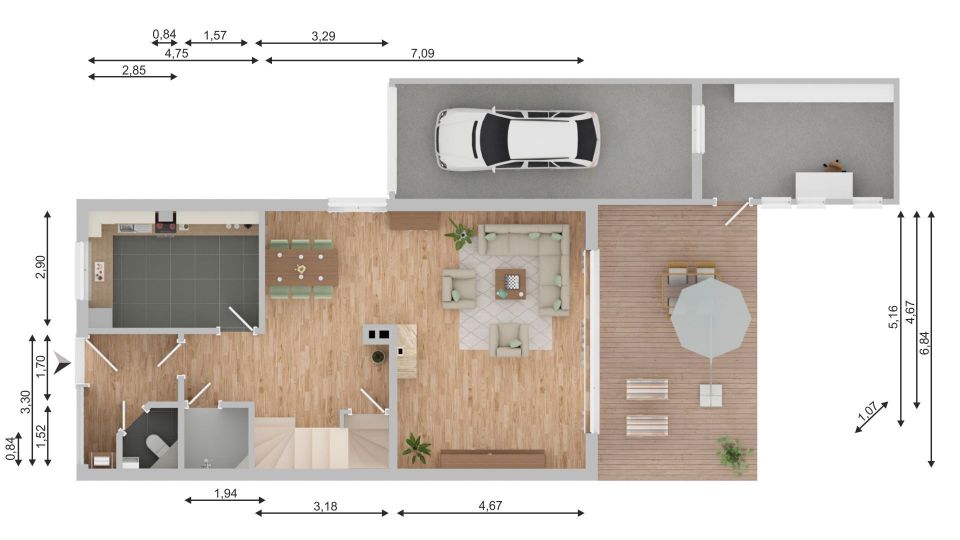 Familienfreundliche 5-Zimmer-Doppelhaushälfte in Kaltenkirchen in Kaltenkirchen