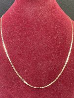 GOLD KETTE 14k 585 50,8cm L 0,18cm B 4,07g GG AU NEU Berlin - Neukölln Vorschau