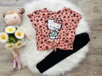 ☀️ Kleidung Set T-Shirt Hello Kitty Leggins schwarz fng98 fng104 Baden-Württemberg - Mössingen Vorschau