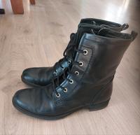 Ecco Größe 38 schwarz Echt Leder Schnürschuhe Stiefel Bonn - Beuel Vorschau