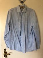 Lacoste Hemd regular tailored fit fein blau/weiss gestreift 42 Bayern - Augsburg Vorschau