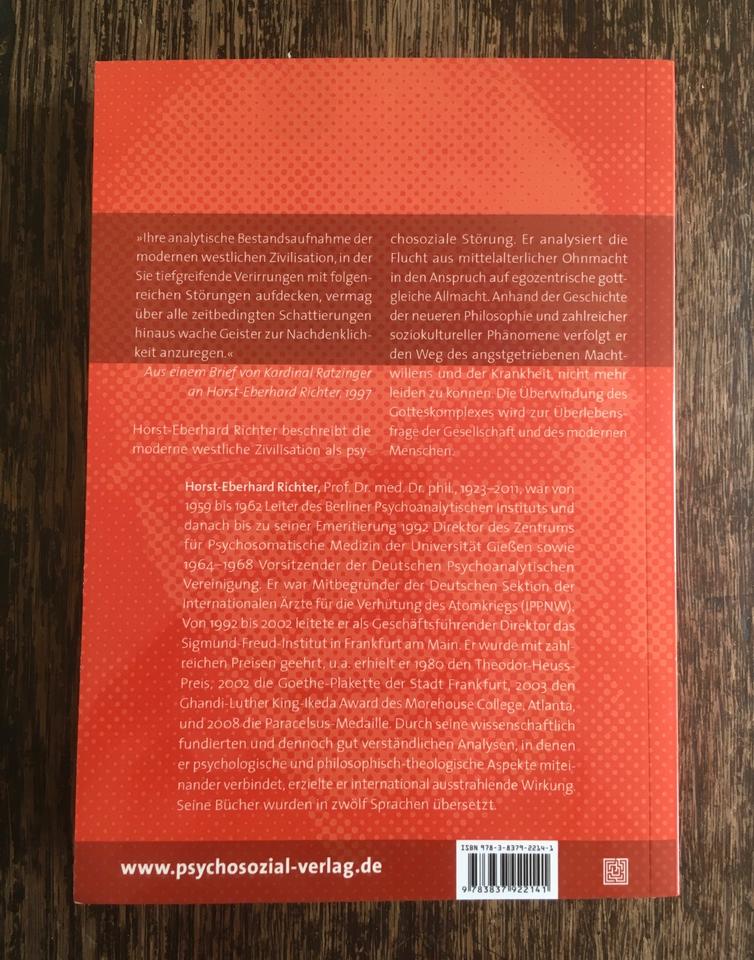 Horst-Eberhard Richter - Der Gotteskomplex 1979/2023 Buch - NEU! in Leipzig