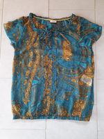 Bluse Shirt  Gr. 40 Street One türkis/ocker Bayern - Aresing Vorschau