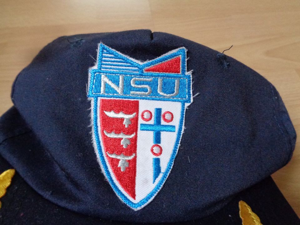 NSU Kappe Cap Prinz TT Auto Motorrad Max Oldtimer Neckarsulm in Untereisesheim