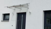 Glasvordach mit Rohrträgern aus Edelstahl/Glas 160/100 cm Rheinland-Pfalz - Katzenelnbogen Vorschau