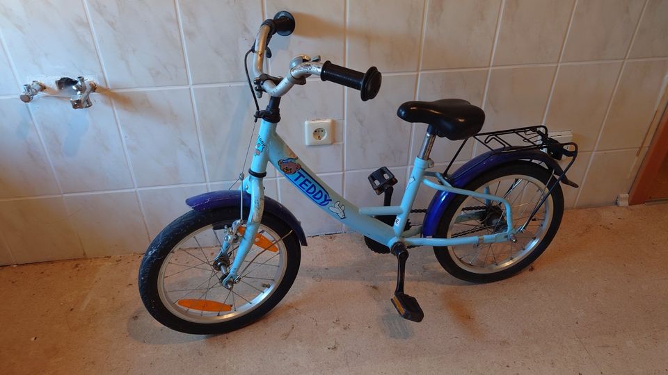 Kinderfahrrad 14" zum Schnäppchen-Preis, hellblau in Rohrdorf