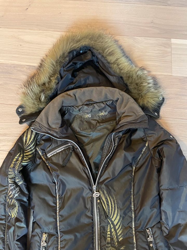 Sportalm Diva Divine Skijacke Winterjacke 36 mit Fellkragen in Kiel