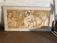 Altes Gemälde auf Holz Jesus Hirte Christliches Bild Bayern - Benningen Vorschau