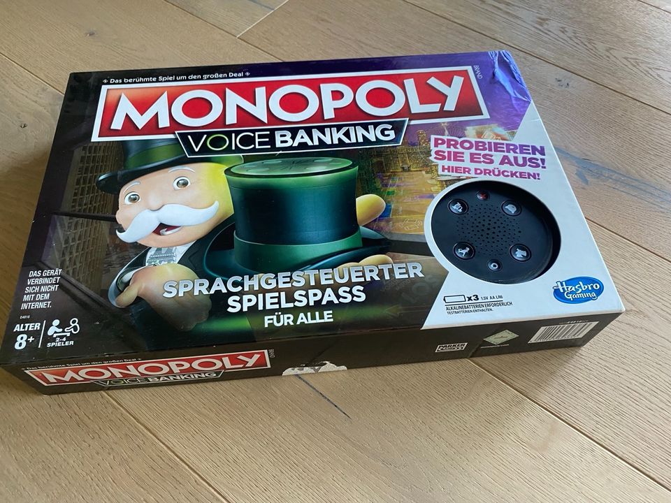 Monopoly Voice Banking deutsch Brettspiel Haspro in Rockenhausen