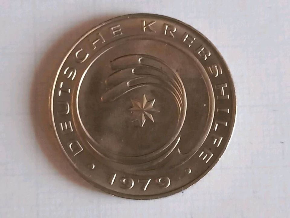 Deutsche Krebshilfe – Mildred Scheel – Medaille 1979 in Königsbach-Stein 