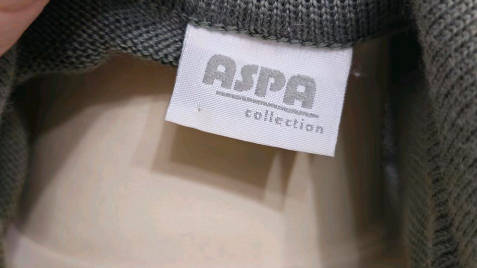 Aspa Damen Strickweste Wolle Strickjacke Weste grün Gr 46 WIE NEU in Dortmund