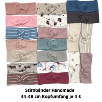 Stirnband Kleinkind 44-48 cm Kopfumfang Rippjersey Hund Erdbeere Saarland - Überherrn Vorschau