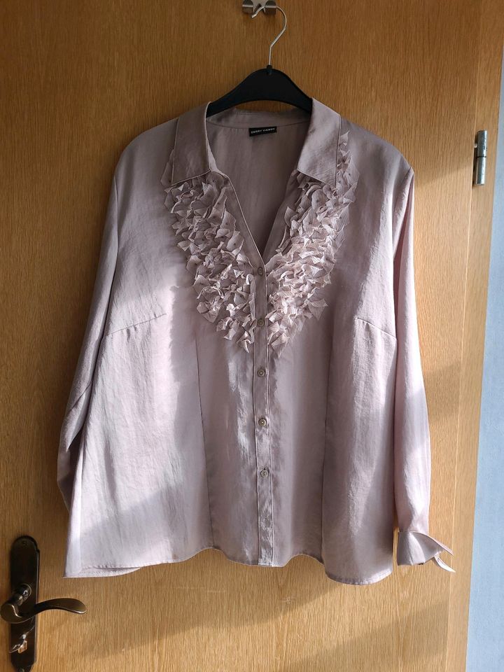 Gerry Weber schimmernd gold beige Gr. 46 XXXL Bluse in Melsungen