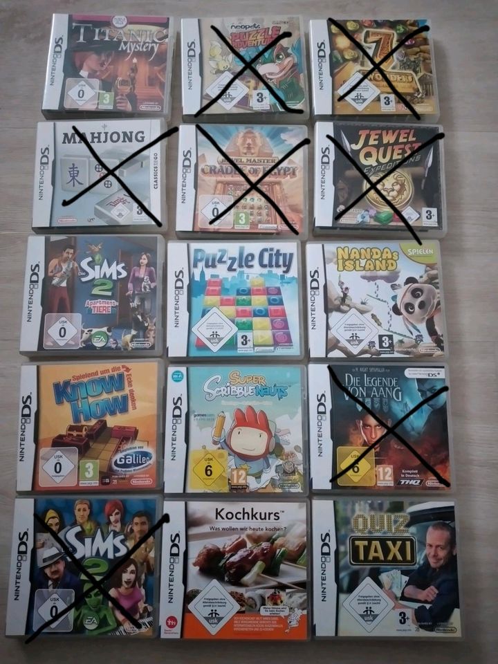 Verschiedene DS Spiele in Bad Rothenfelde