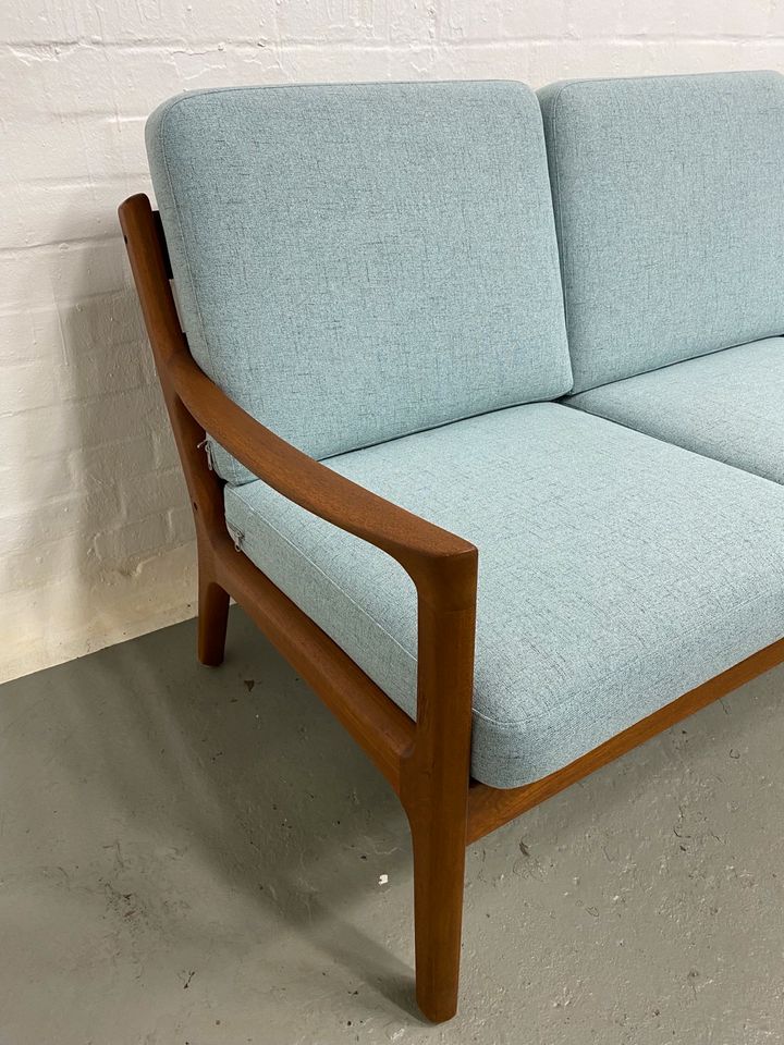 ◤ Ole wanscher Sofa Teakholz Teak Dreisitzer Couch denmark mid Century Designclassic Retro vintage skandi cado Senator 60er 70er 50er dänisch design Danish retro teakholz holz sessel Stuhl Daybed in Berlin