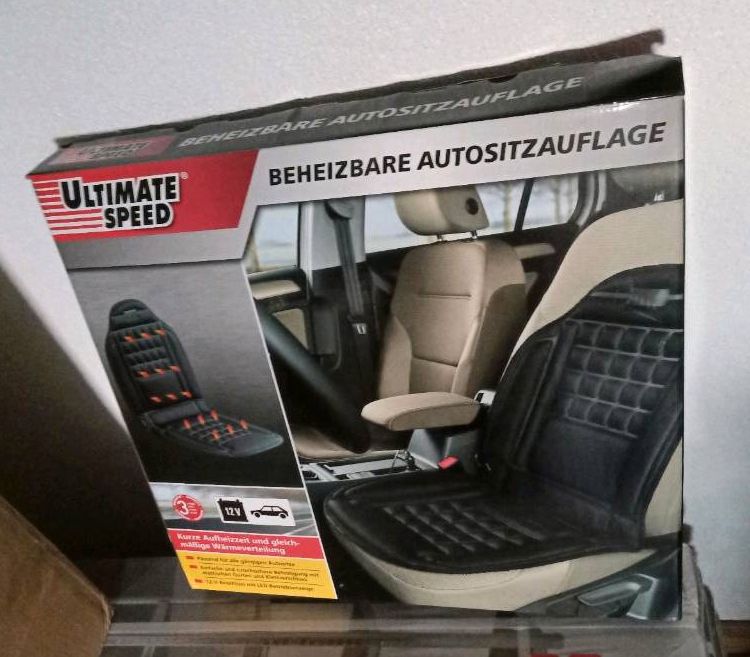 Beheizbare Autositzauflage ultimate speed Sitzkissen Auto • BtBj in  Baden-Württemberg - Neudenau