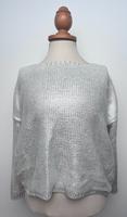MANGO Pullover Strick - Silber - Größe M Hessen - Hünfelden Vorschau