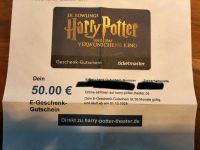 Gutschein 50€ Harry Potter das verwunschene Kind Schleswig-Holstein - Heiligenstedten Vorschau