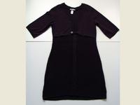 Strickkleid Kurzarm Gr. 44/6 Aubergine von bpc  Länge ab Schulter Hessen - Gießen Vorschau