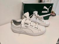 Puma Sneaker Gr. 37 Basket Heart Crushed Diamond weiß silber Baden-Württemberg - Obersontheim Vorschau