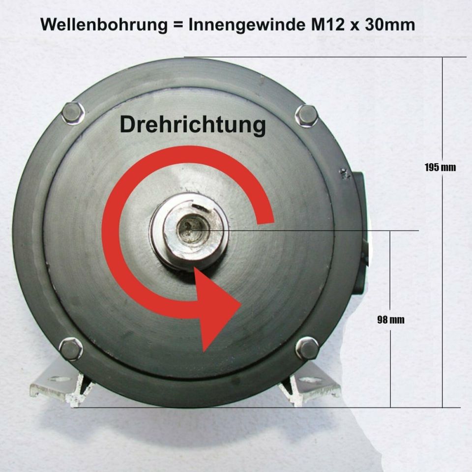 380V-400V 5200W Motor für Wippkreissäge Kreissägenmotor Wippsäge in Mönchengladbach