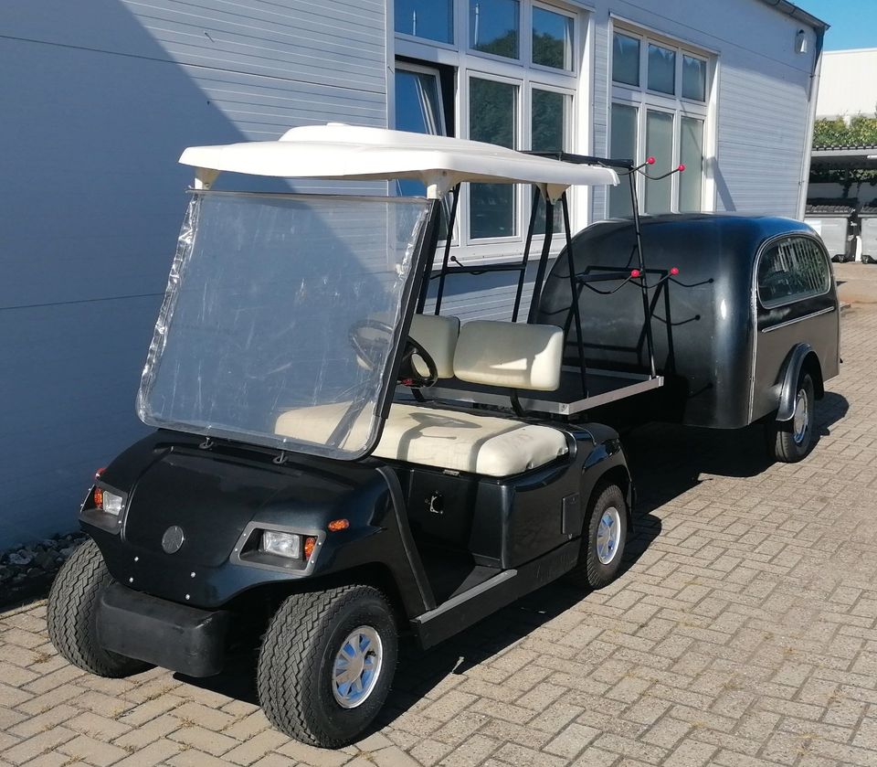 Yamaha G22 Golfcart Bestatter Anhänger 48 Volt EZGO Clubcar in Greven