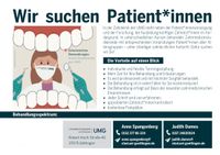 Zahnmedizinische Behandlung - Patient*innen gesucht Niedersachsen - Göttingen Vorschau