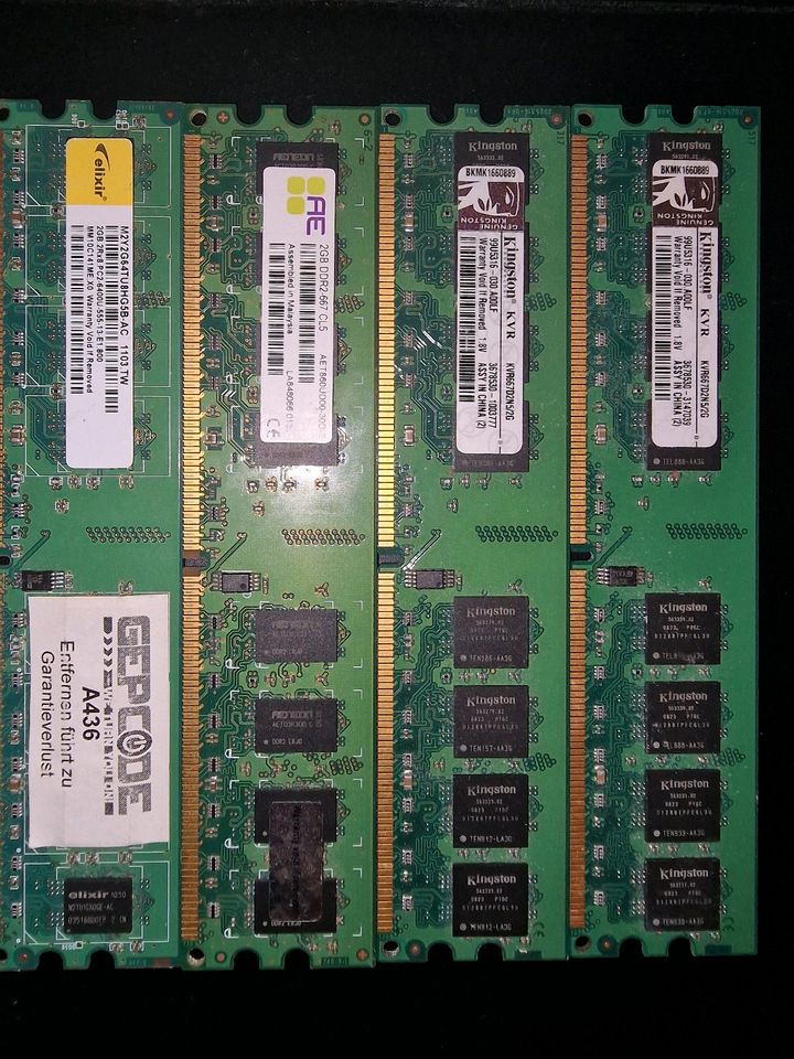 (Eventuell defekt) 8gb (4x2gb) DDR2 RAM in Dortmund