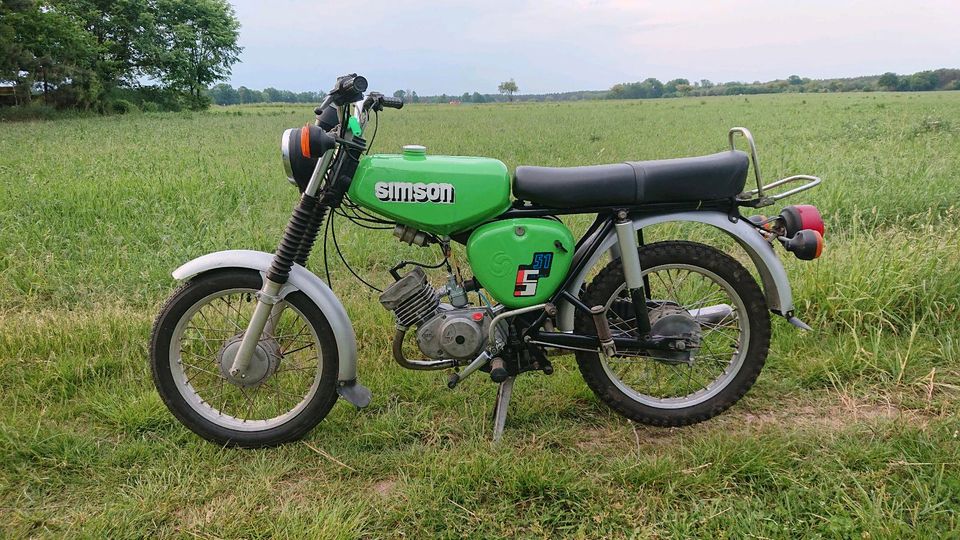 Simson s51 /1 mit KBA Papieren, Baujahr 1989 in Großdubrau